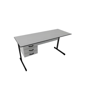 Mesa com 3 Gavetas – Escritório